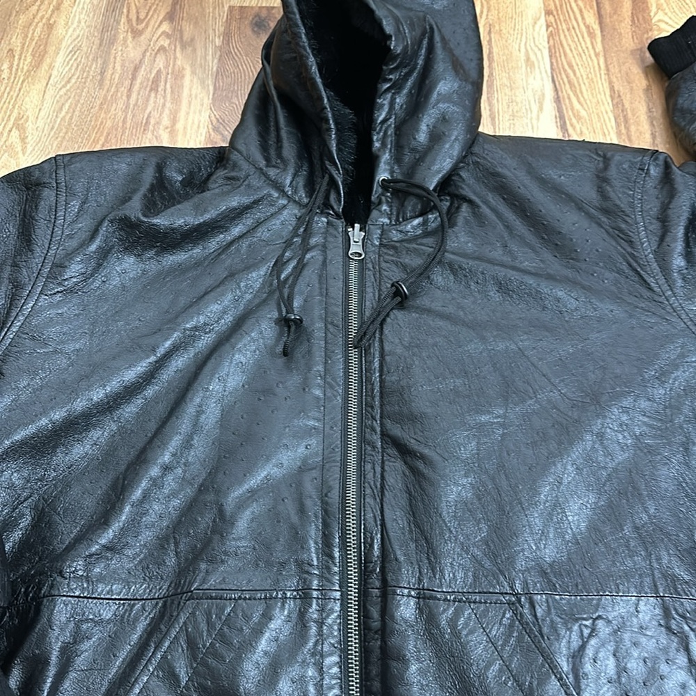 Excelled Leather Reversible Faux Fur & Leather Coat size 4X - Picture 12 of 15